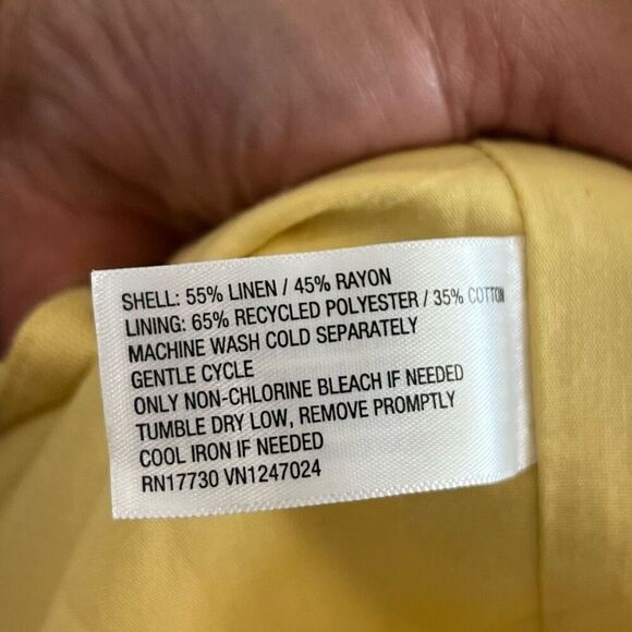 A New Day Women's Linen Spring Blazer size XL - Picture 6 of 8